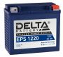 Автомобильный аккумулятор Delta Battery EPS 1220, YTX24HL-BS 24А/ч-12Vст EN350 болт обратная 205x87x162